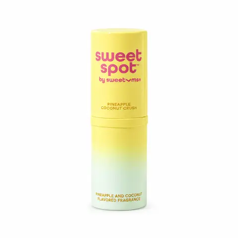 [Sweet Spot] Pineapple Coconut Crush Flavored Solid Fragrance | Pineapple and Coconut Flavor | Pina Colada Perfume | Gourmand Solid Fragrance | Paraben Free, Mess Free, Fruity Tropical Perfume
