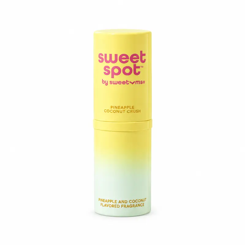 [Sweet Spot] Pineapple Coconut Crush Flavored Solid Fragrance | Pineapple and Coconut Flavor | Pina Colada Perfume | Gourmand Solid Fragrance | Paraben Free, Mess Free, Fruity Tropical Perfume