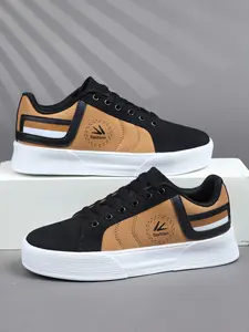 Men's New Casual Shoes for All Seasons, Vintage Classic Military Sports Shoes, Leather Laces, Thick Sole, Breathable Comfort, Sneaker