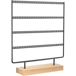 Earring Holder Stand, Earring Organizer Display Holder Stand for Hanging Earrings(88 Holes & 4 Layers)