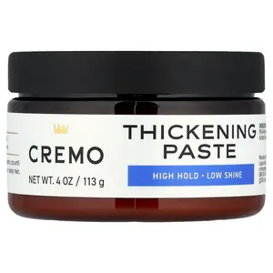 Cremo Thickening Paste, High Hold, Low Shine, 4 oz (113 g)