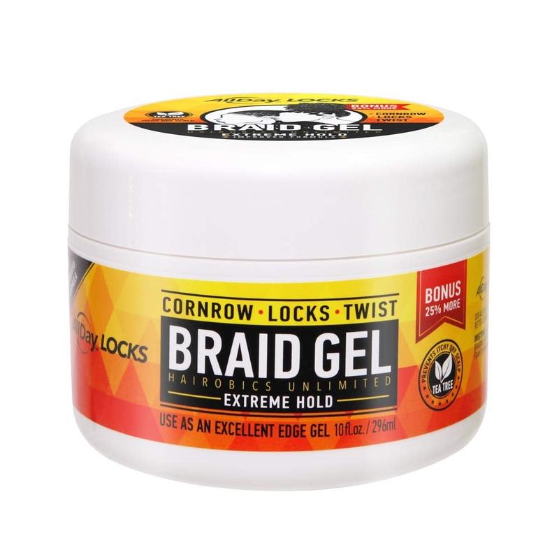 ALLDAY LOCKS BRAID GEL EXTREME HOLD, Cornrow, locs, twists