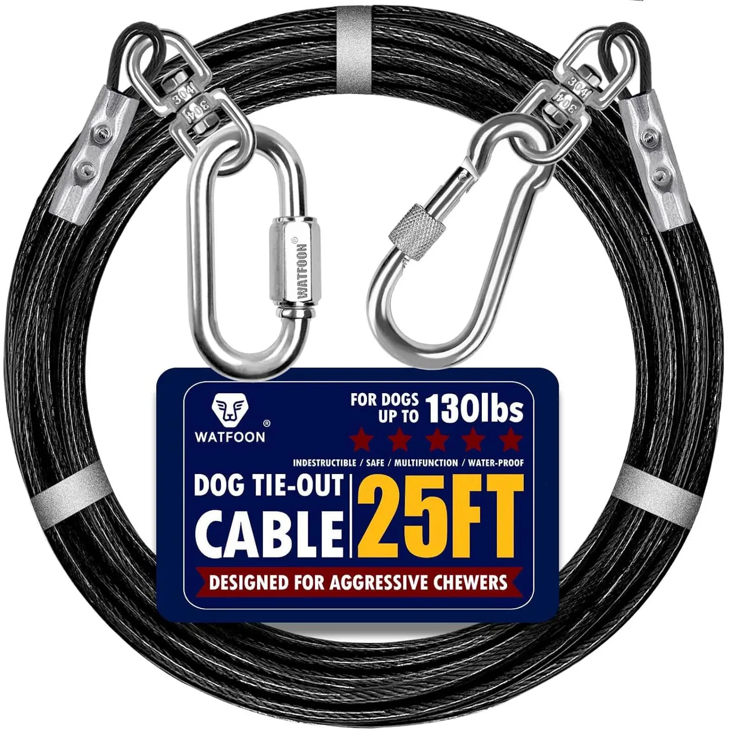 25ft Black