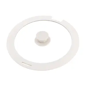 Gourmetific Glass Lid Universal Replacement Cover Pot Pan Skillet Cookware Kitchen Accessory Tempered Clear Safe Design