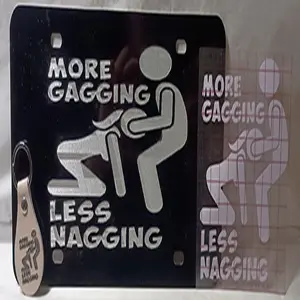 More Gag Less Nag Vehicle Bundle - United States Attribute - Funny Design Signage