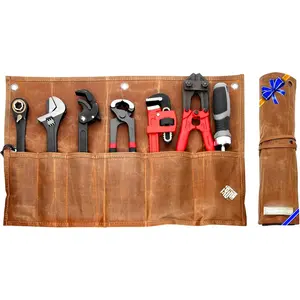 Tool Pouch, Roll-Up Storage Bag for Hand Tools & Wrenches