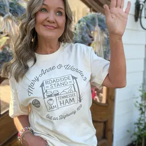 Mary Anne & Wanda  tee on Gildan Ivory