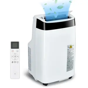 10000 BTU 3-in-1 Portable Air Conditioner – Cooling, Dehumidifier, Fan – Remote Control, Digital Display, Low Noise, 24H Timer, Sleep Mode, Window Kit, Cools up to 450 Sq.Ft, Ideal for Bedroom, Living Room, Office, Dorm