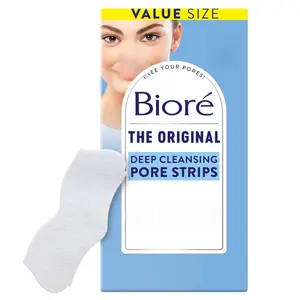 Deep Cleansing Pore Strips with C-Bond Technology Oil-Free Non-Comedogenic 14 Count for Blackhead Removal and Pore Unclogging