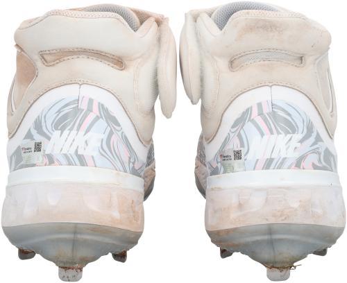 Pete Alonso New York Mets Game-Used White and Gray Nike Cleats from the 2025 MLB Season - NR81043699-700 - Fanatics Authentic Certified