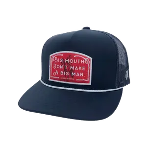 Hooey Men's "John Wayne" 5 Panel Navy Trucker Cap 2267T-NV