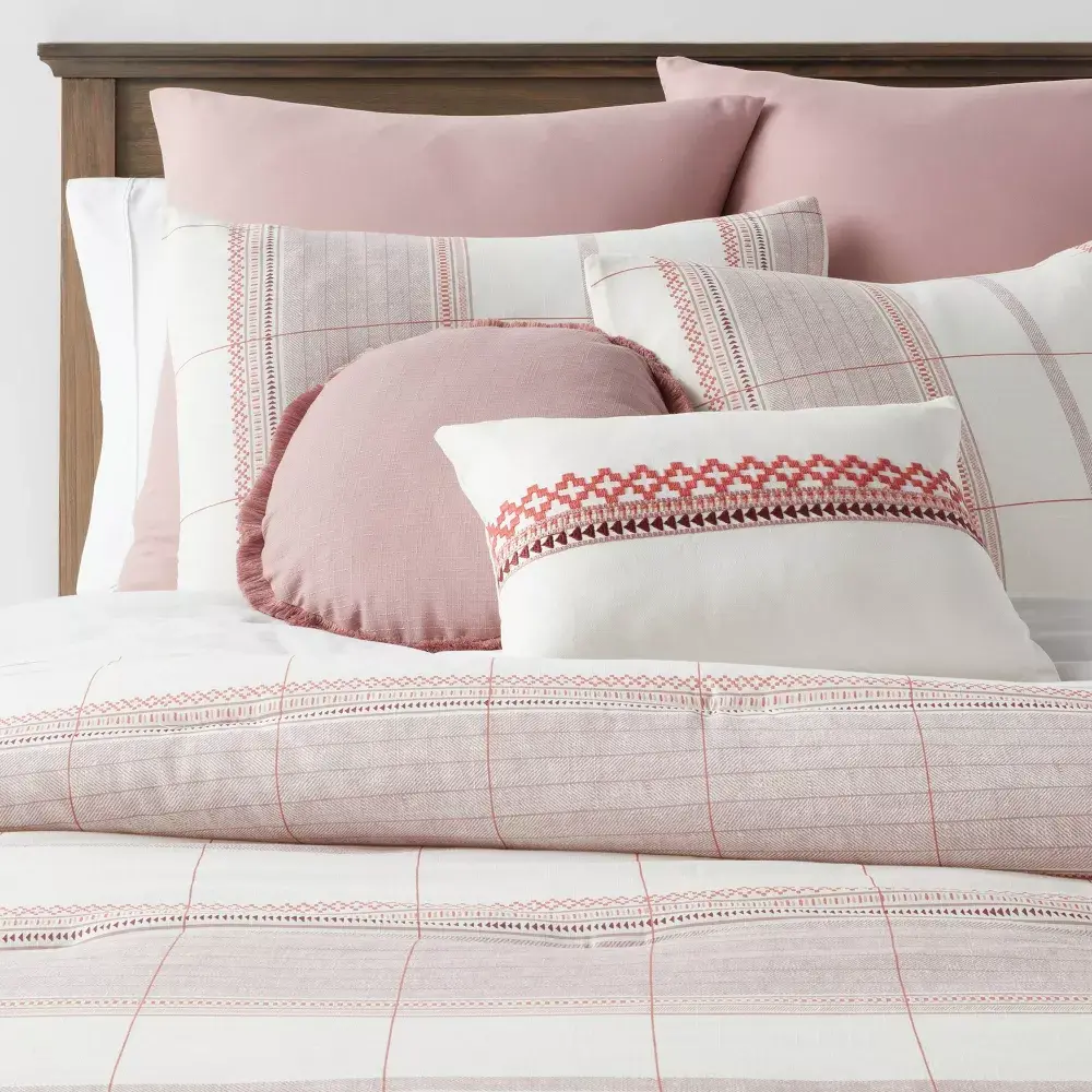 Threshold 8-Piece Comforter Set Boho Striped OEKO-TEX