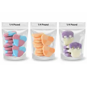 Bubs Swedish Candy 3 Pack Variety – Sour Blueberry Strawberry Bears, Sour Mango Bears & Sour Grape Skulls – Soft Swedish Foam Candy Mix – Imported Swedish Candy – 3 x 1/4 lb Bags – TikTok Viral Candy