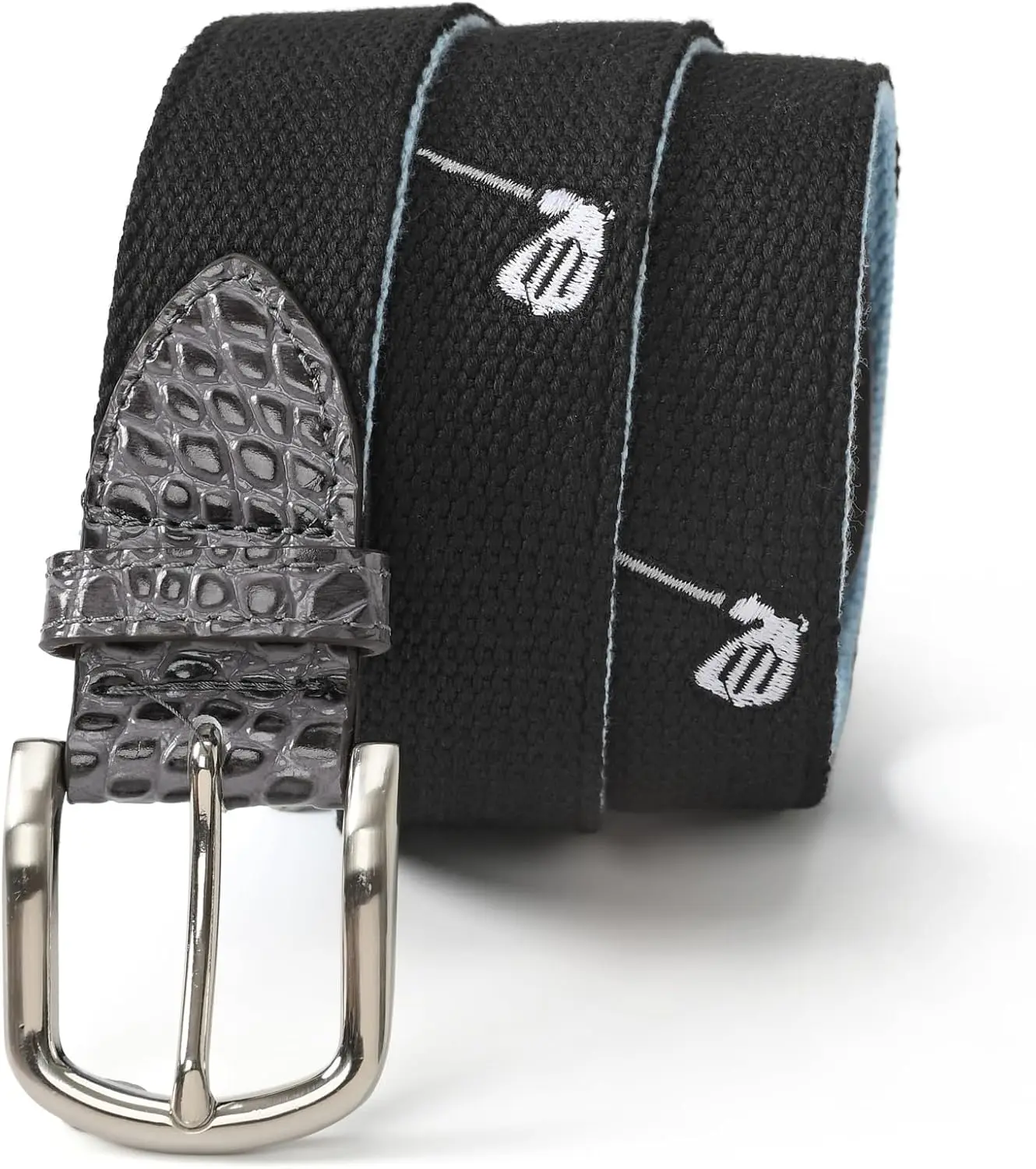 Black Belt With Golf Club Embroidery