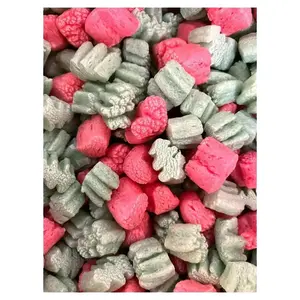 FunPak Packing Peanuts Fun Shapes & Colors-Plant Based, Compostable, Biodegradable, Water Soluble - Fun! 1.5 cu ft Bag