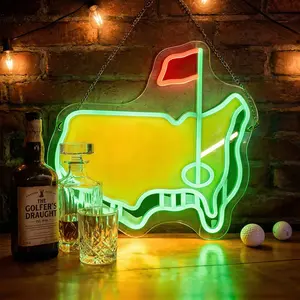 Golf Neon Sign for Wall Decor Neon Light for Man Cave Golf LED Light Up Sign Golf Lamp for Club Bedroom Bar Shop Party Birthday Gifts for Men