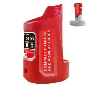 Milwaukee M12 Battery Charger & Adapter | Portable Power Converter | Type-C Fast Charging Port | DC 12V Power Outlet | Perfectly Compatible with Milwaukee M12 Lithium Batteries & Heated Jacket & Milwaukee M12 Tools