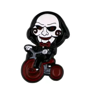 Jigsaw Halloween Horror Pin