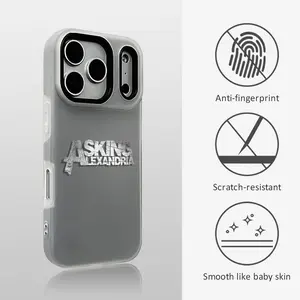 PIKPAKA Asking A-Alexandria Band Rock Logo Cool Phone Case For IPhone 17 16 15 14 13 12 11 Pro Max Plus Mini Luxury Jelly Material Case Fashion Durable Crystal Clear Stylish Shockproof Scratch-Resistant Perfect Fit