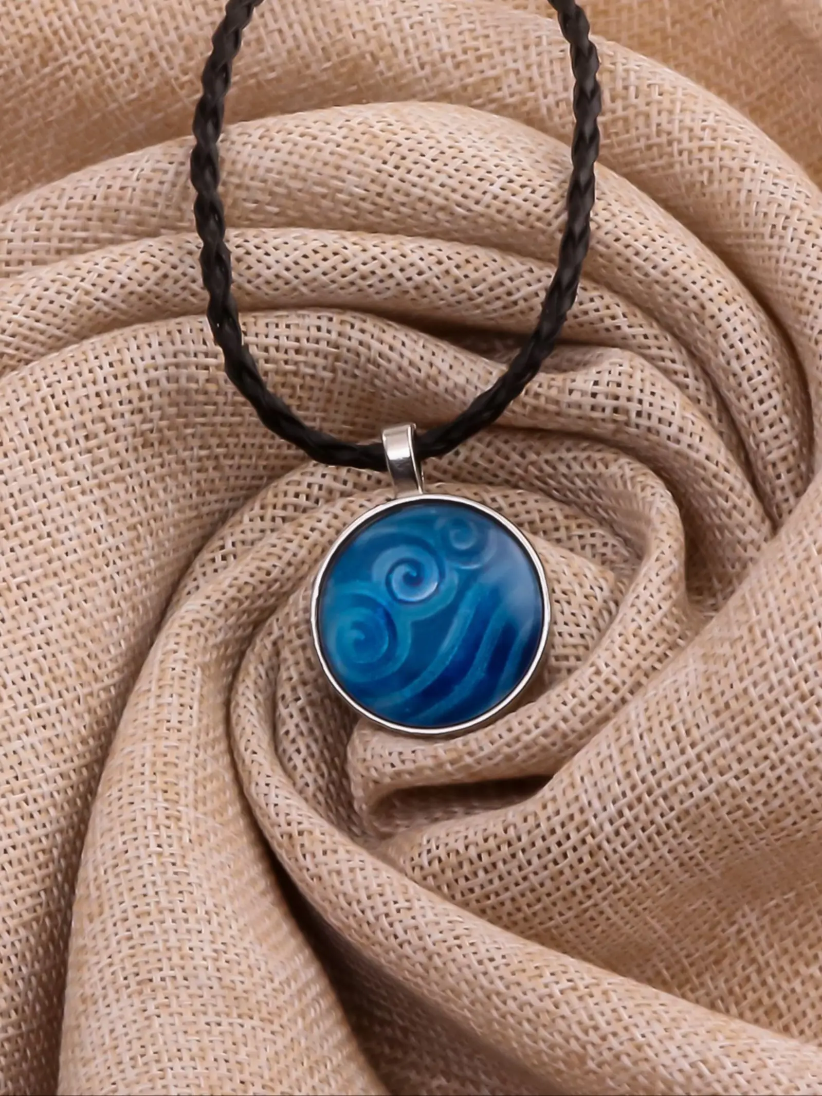 Anime Avatar: the Last Airbender Pendant Necklace, Pendant Design, Air Nomad, Earth Kingdom, Fire Nation & Water Tribe, Glass Dome Jewelry, Pendants Jewelry