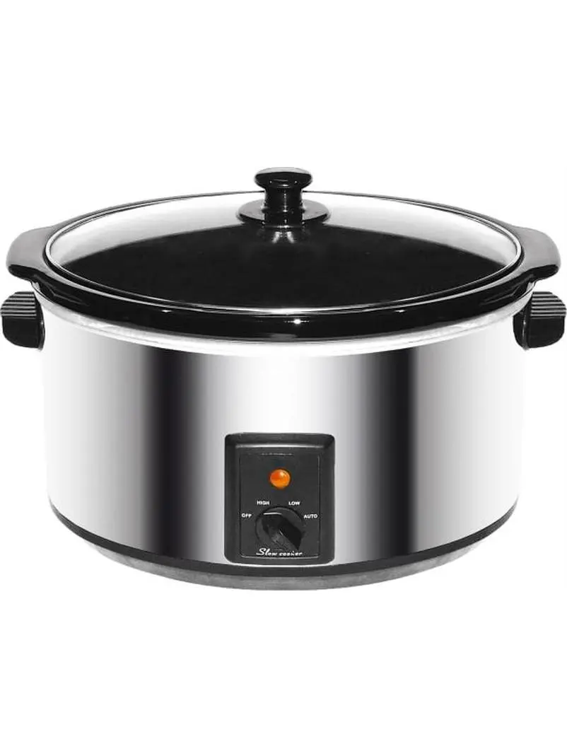 8 Quart Slow Cooker - Stainless Steel Body