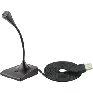 USB PC Microphone，Professional Adjustable gooseneck USB Podcast Microphone Compatible with PC/Mac driverless Plug and Play, Recording, Gaming, Streaming, Gaming mic (USB)