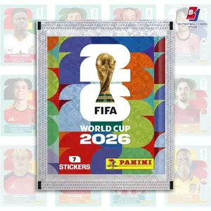 Panini World Cup 2026 Sticker Collection Single Pack (7 Random Player Stickers)