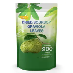 NalLife Soursop Leaves for Tea – 200 Whole Leaves – 100% Natural Herbal Leaves for Brewing, Wellness & Antioxidant Support
