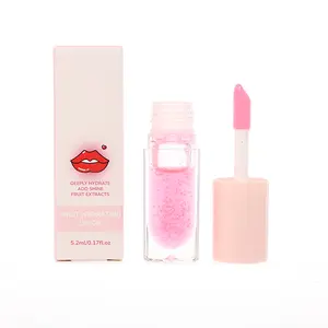 FSKEO Cherry Extract Moisturizing Lip Oil - Refreshing Non-Sticky Formula for Dry Lips, Long-Lasting Hydration & Glossy Finish, Perfect for Daily Use & Gift Gift Hydrating Moisture Bright Hydrating Moisture Bright Moisturizer Lightweight jelly  balm Lip M
