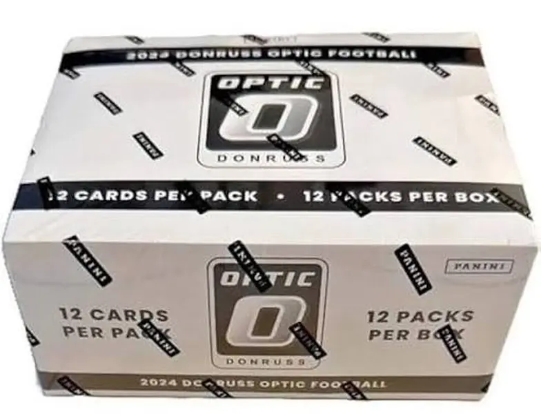 2024 NFL Optic Sports Trading Cards Box - Includes Cello Pack, Fat Pack