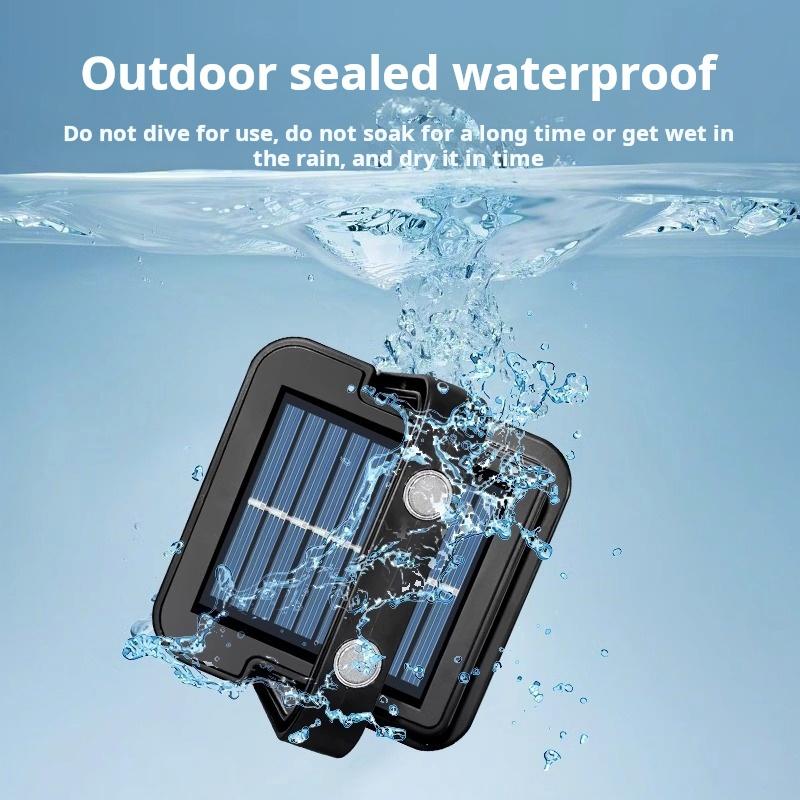 Outdoor camping exploration lighting-Mini Solar Rechargeable Multifunctional Searchlight, Outdoor Portable LED Floodlight With Magnetic Suction, High Lumen Flashlight, USB Rechargeable Portable Emergency Light, Suitable For Camping, Night Market,