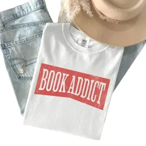 Vintage Book Addict T-shirt, Booklover Shirt, Bookish Shirt, Librarian Shirt, Reading Shirt, Bookworm Reader Gift 4