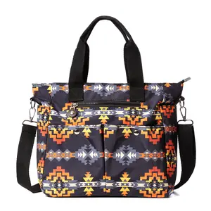 Nu Trendz Aztec Small Tote Bag Southwest Handbags For Women Casual Fashion Messenger Crossbody Shoulder Bag With Zipper Adjustable Strap Large Capacity