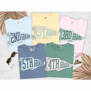 Teacher Team Shirts, Comfort Colors Back to School Shirt, Grade Level Team Tees, Teacher Gift, First Second Third Fourth Fifth Grade - TrendWear USA