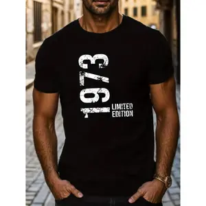 Vintage 1973 Limited Edition Summer Casual Short Sleeve Graphic Tee Sweatshirt, Hoodie, Comfort Colors