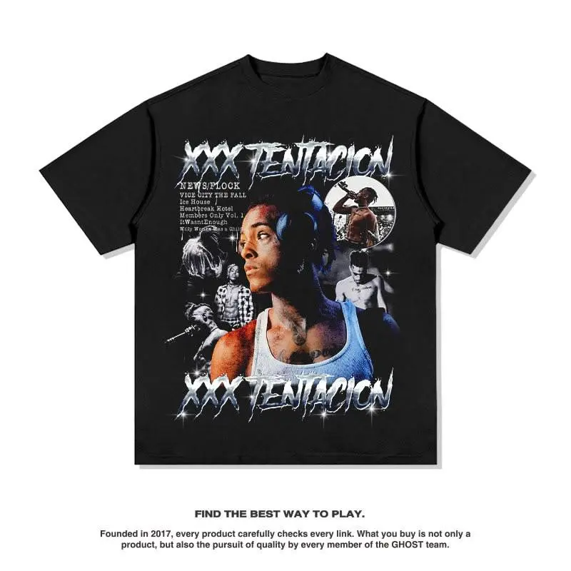 XXXTentacion Shirt, Y2K Rapper Tee, Vintage Music Graphic T-Shirt, Retro Streetwear, Gift For Him