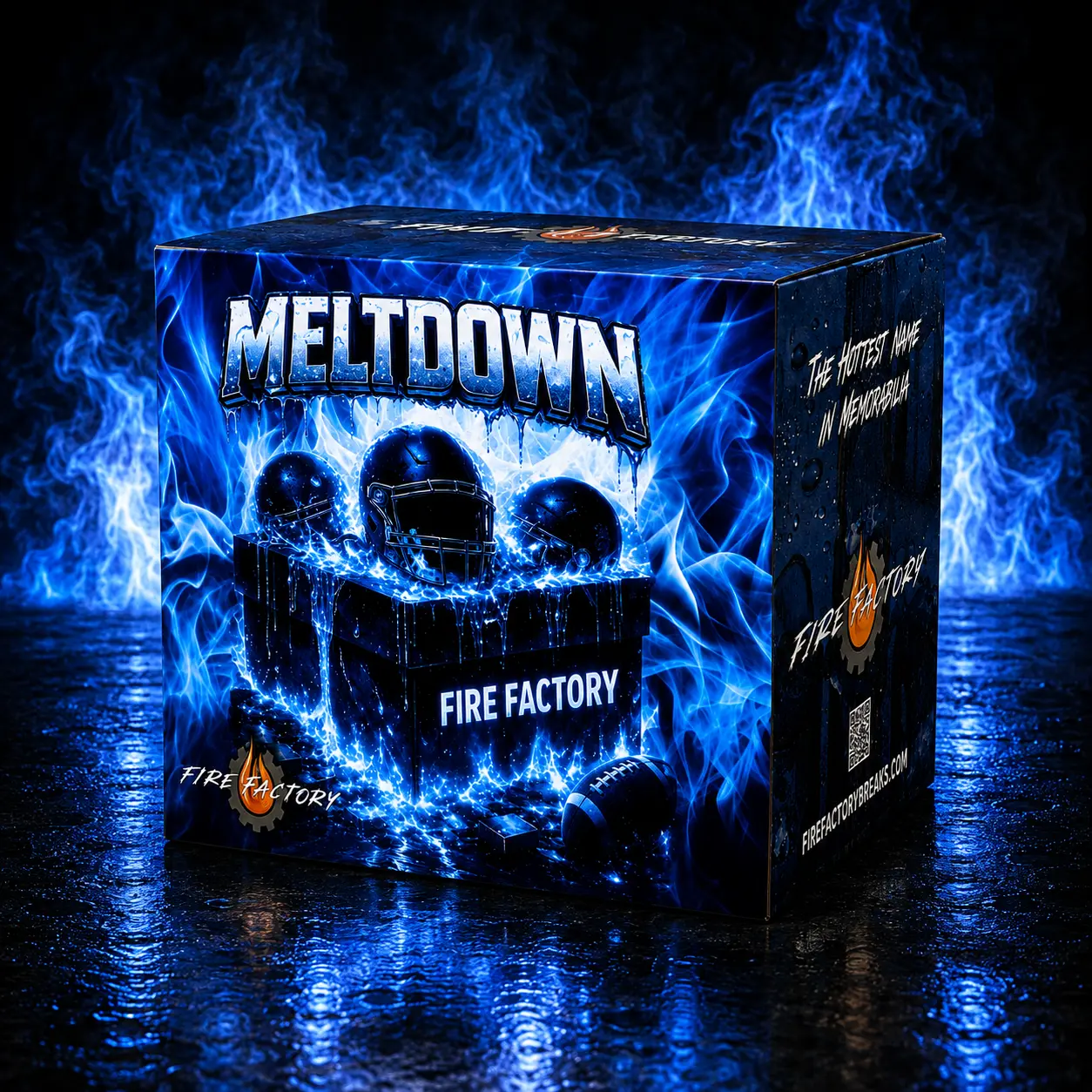 1 box PYT Meltdown Authentic/Speedflex Football helmet Collectible Break- Guaranteed Sports Trading Cards