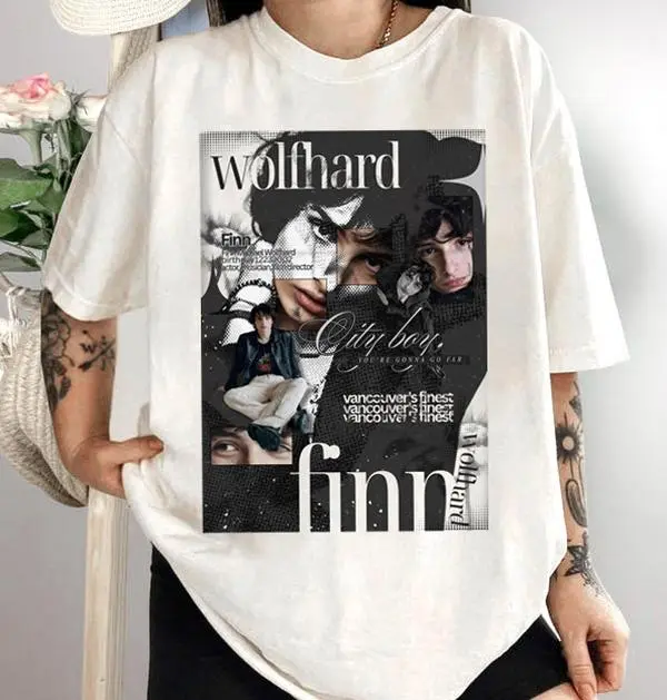 Finn Wolfhard Vintage Graphic T-Shirt, Actor and Musician Tee, Retro Fan Shirt, Pop Culture Gift T080814