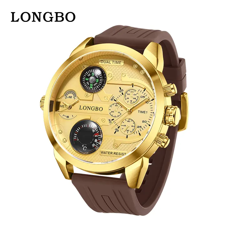 Men's Multifunctional Wristwatch, Fashion Sports Chronograph with Calendar & Luminous Display, Streetwear Essential for men Trendy Smartwatch with Touch Display  Dress  trending watch elegant vintage ootd electronic high-end quartz diamond Leather Watch t