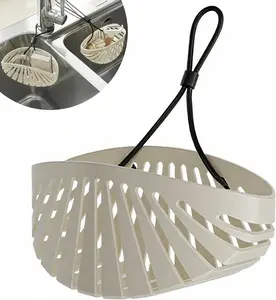 Sponge Holder for Kitchen Sink Suction,Kitchen Sink Organizer Caddy Holder,Dish Sponge Holder