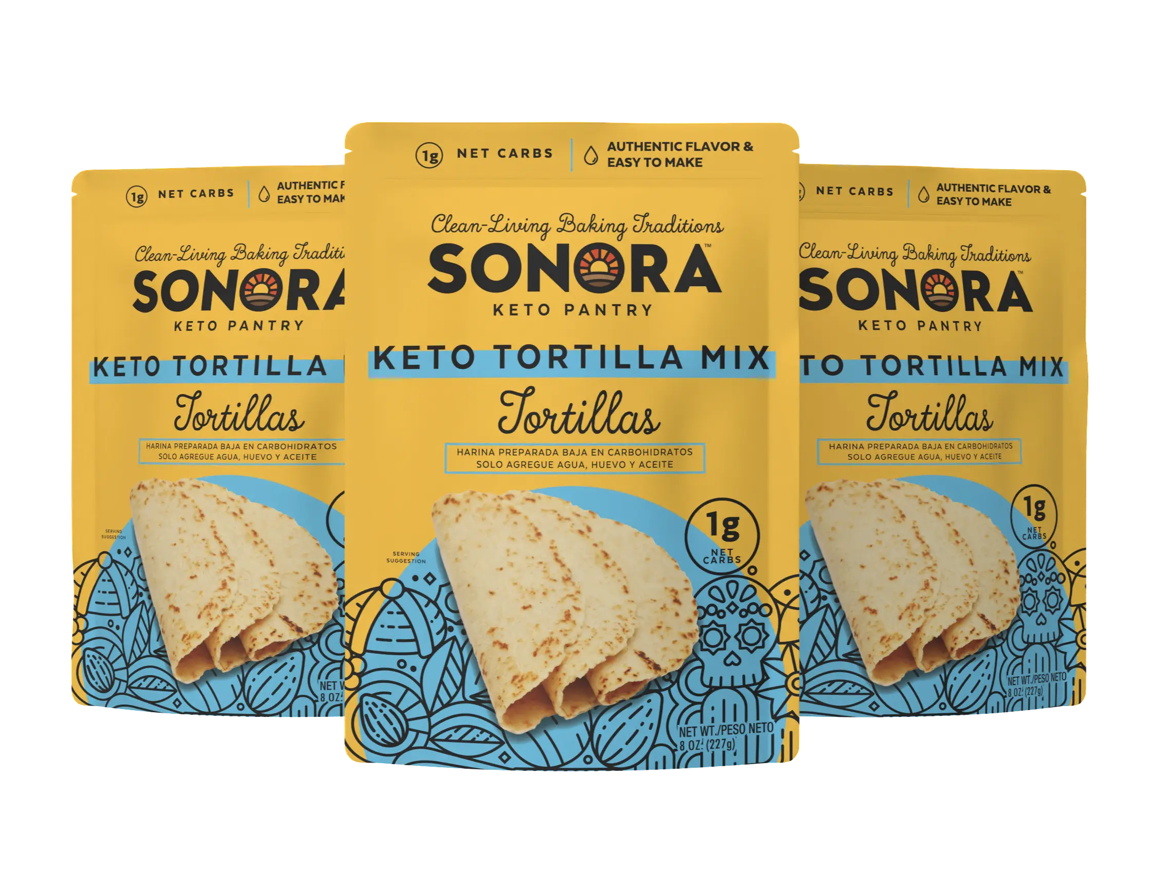 Low Carb Tortilla Mix - 3 Bag Bundle