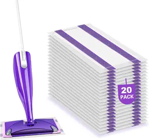 Mop Pad Refills Compatible with WetJet Spray Mop, Wet Jet Mopping Pads for  Purpose Multi-Surface Hardwood Floor Cleaning, 4 Layers Thickened and Super Absorbent, 20 Count