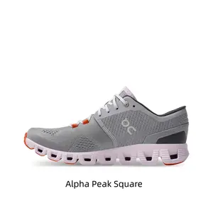 Lightweight All-in-One Cross-Training Shoes, Alloy Gray and Lily Pink Colorway, CloudTec Cushioning Midsole