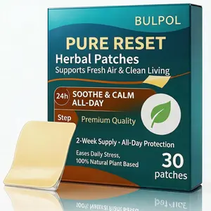 Limited-Time Buy One, Get One Free Offer: Premium Botanical Habit Support Patches - 24H Calm & Relaxation System, Skin-Friendly Slow-Release Plant Formula (30 Pcs)