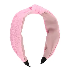 Unique Bargains Fashion Elegant Bubble Pattern Wide Headband for Women for Girls