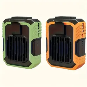 Portable 3-in-1 Fan: No-Blade Back Waist, USB Fast Charge. Wearable Neck/Waistband, Lanyard & Clip. Mini Handheld/Battery-Powered, Lightweight Durable. Perfect for Outdoor, Home, Office – Travel Accessory.