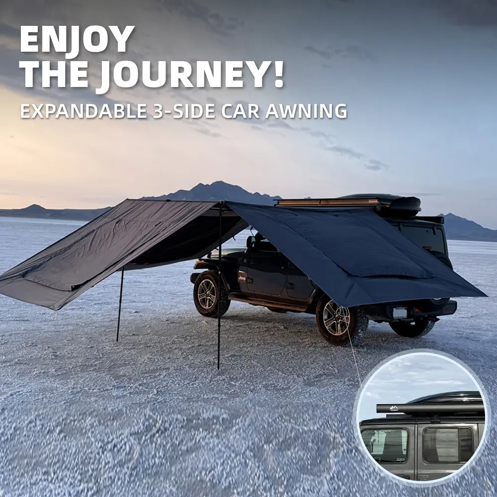 Ailuyun Awning Side/Front Wall, 300D Oxford Fabric, Waterproof Sunshade Windproof Panel, Expands Space & Enhances Privacy, Fits Ailuyun 1.68m Car Side Awning