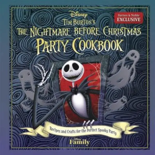 USED Book - Tim Burton's The Nightmare Before Christmas Party Cookbook: Recipes and Crafts for the Perfect Spooky Party (Exclusive) by Tim Burton (Hardcover)