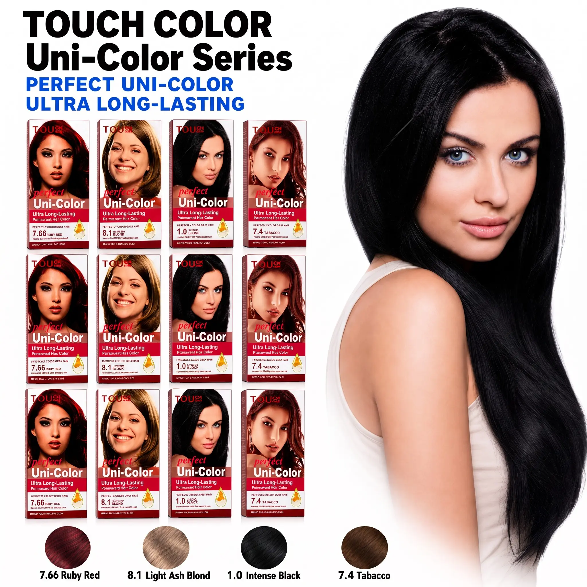 SOFTSUB Uni-Color Hair Dye (3-Box Pack)