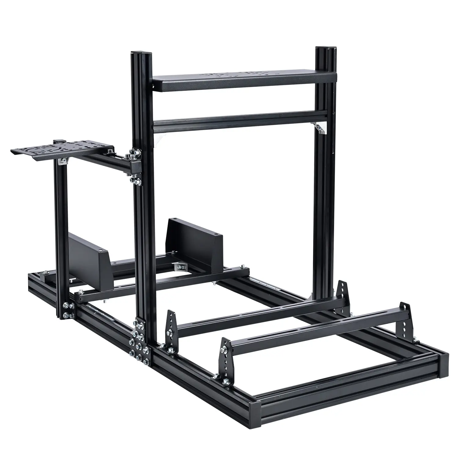 Supllueer 3060 Aluminium  Racing Sim Cockpit Stand for G25 G27 G29 G920 G923 T300RS T500RS Steering Wheel Not Include Shifter Pedals Gaming Accessories